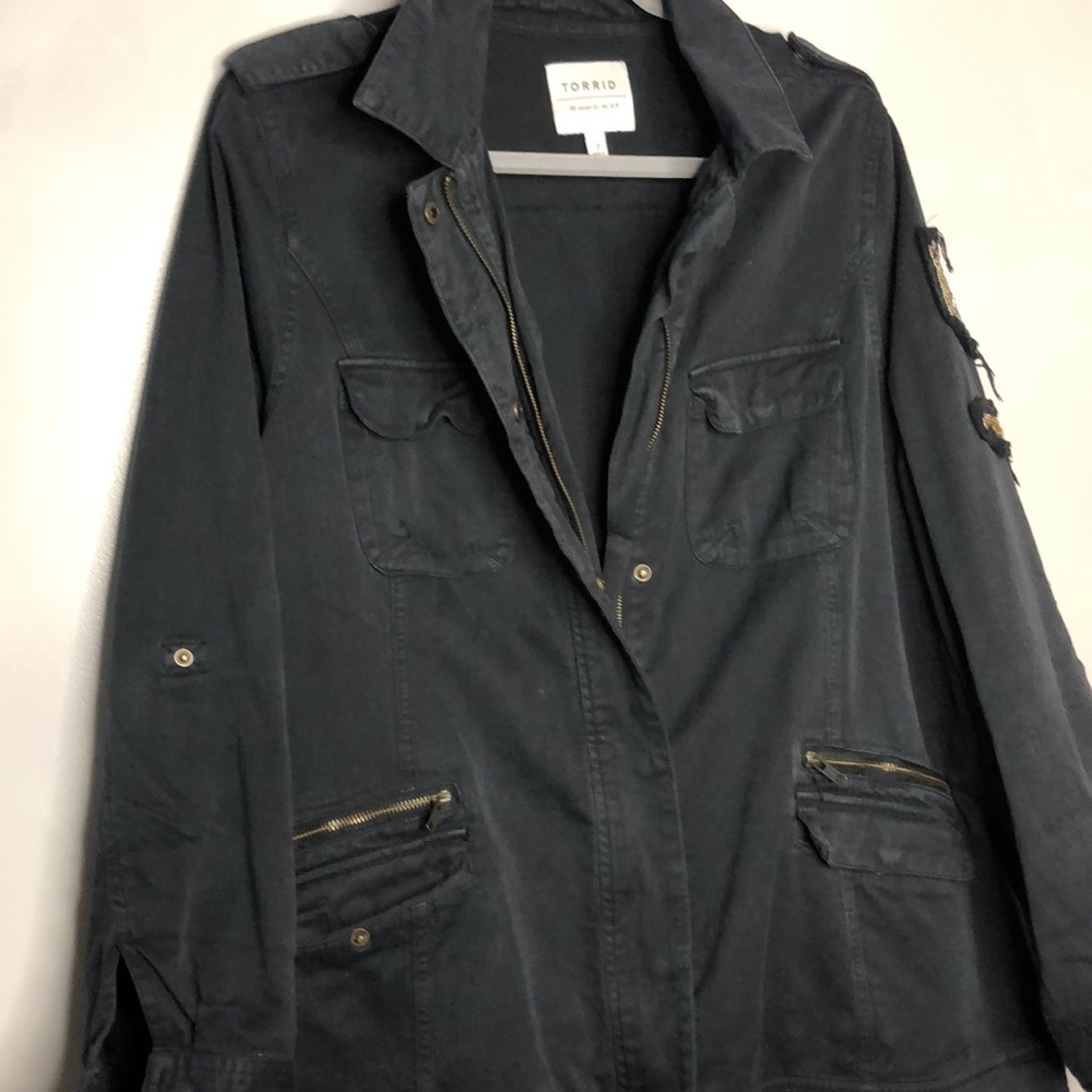 Torrid Military Style Jacket 2X